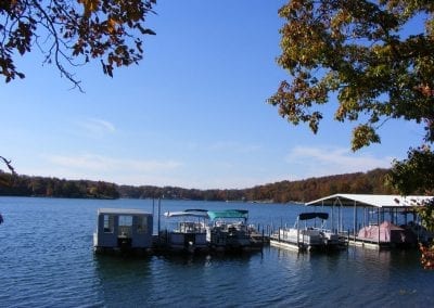 Boats Docked at a Marina