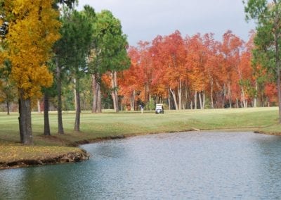 Fall Golf Course with a Water View